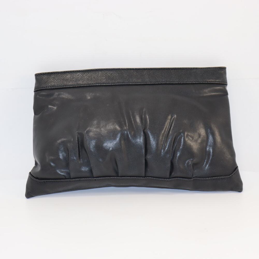 Genesis‎ Vintage Black Clutch Purse Leather